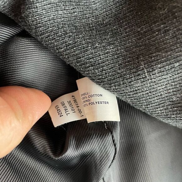 Gap Gray Double Breasted Short Sleeve Jacket Size M EUC - Picture 6 of 6